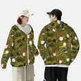 thumbnail image 3 of KLL Gnomes Playing in the Garden Print Men's Women’s UPF 50+ Sun Protection Outdoor Hoodie Jacket Long Sleeve Fishing Hiking Performance Shirt-Medium, 3 of 6