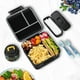 thumbnail image 2 of JXXM Fiambrera Bento para niños con termo de sopa de 8 oz, contenedores de almuerzo a prueba de fugas con 5 compartimentos, tarro térmico para comida y bolsa de almuerzo, contenedores de comida para l, 2 of 5