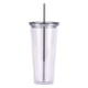 thumbnail image 1 of Vaso de plástico transparente portátil, cerveza, cóctel, té, taza de viaje, jarra de agua, vaso de café, taza para adultos y , vaso aislado de Gris Baoblaze botella deportiva, 1 of 8