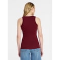 thumbnail image 4 of Time and Tru Women's Ribbed Tank Top, Sizes XS-XXXL, 4 of 6