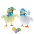 thumbnail image 3 of Peluche musical eléctrico de gallina ponedora de huevos, juguete con 3 huevos, regalo para niños, 3 of 12