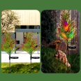 thumbnail image 4 of POINTERTECK Solar Garden Lights Outdoor  LED Solar Light  Solar Ground Lights Decoration Solar Power Multi-Color Flickering Pine Lights for Lawn  Patio  Yard, 4 of 10