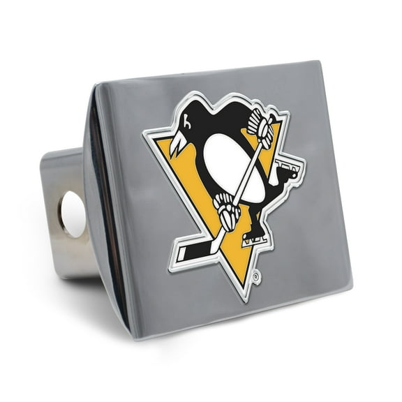 WinCraft Pittsburgh Penguins Premium Metal Hitch Cover