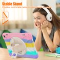 thumbnail image 7 of XYX Case for Fire HD 8 & 8 Plus (12th/10th Generation, 2024/2022/2020) with 360 Degree Rotating, Hand Strap, Shoulder Strap, Colourful Pink, 7 of 7