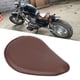thumbnail image 4 of Cojín marrón para asiento de motocicleta con soporte de montaje de resortes para Yamaha, 4 of 10