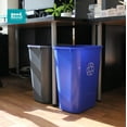 Plant Based Tall Recycler 10.25 Gallon Recycle Bin for Kitchen