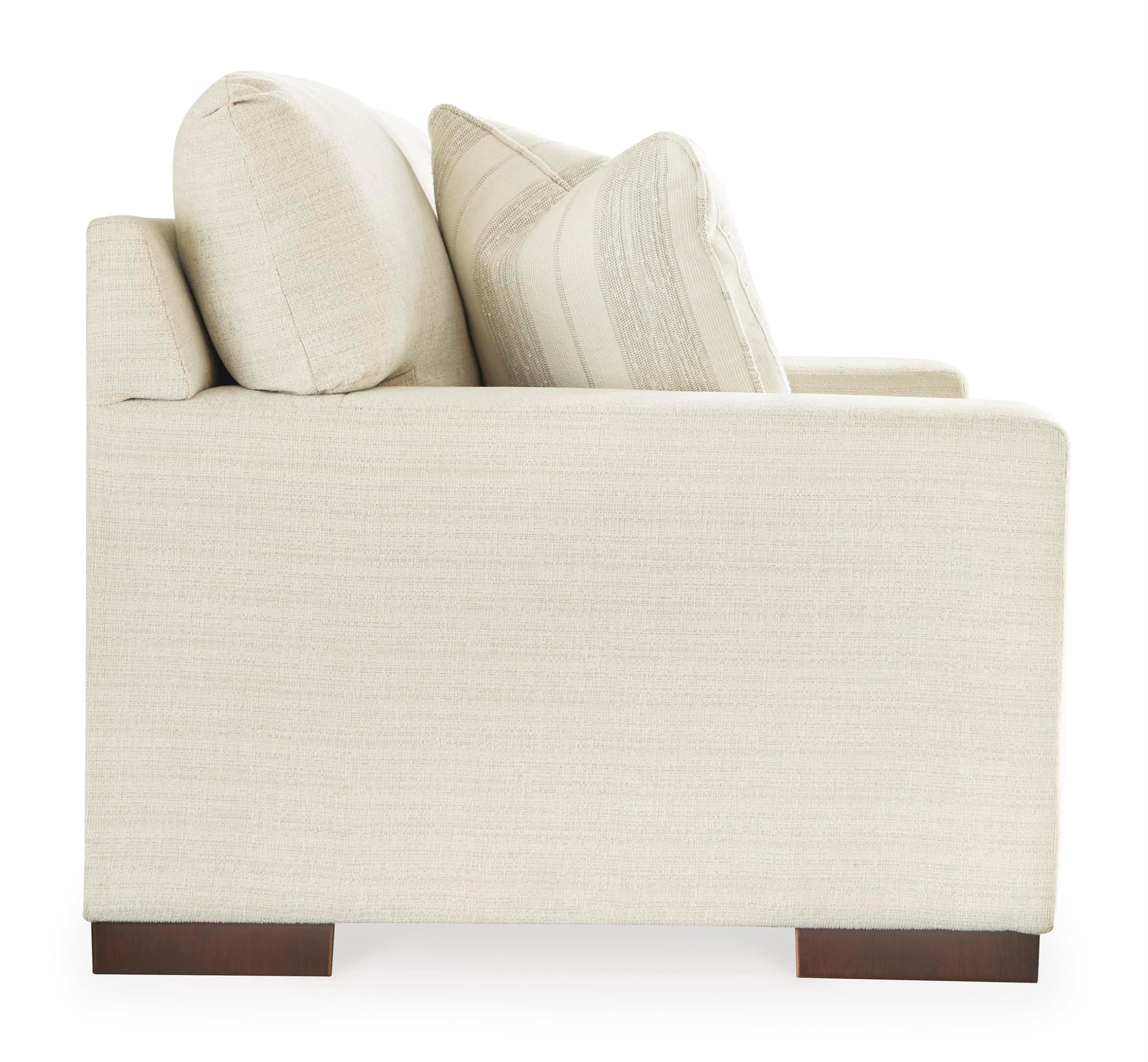 Signature Design by Ashley Maggie Birch Loveseat with Decorative Accent Pillows