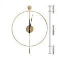 thumbnail image 5 of Modern Wall Clock Silent Non Ticking Quartz Low Noise Round Home Decor, 5 of 15