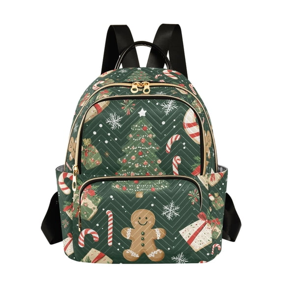 FORMRS Mini Backpack Purse for Women Travel Daypack Casual Shoulder Bag, Christmas Gift Pattern