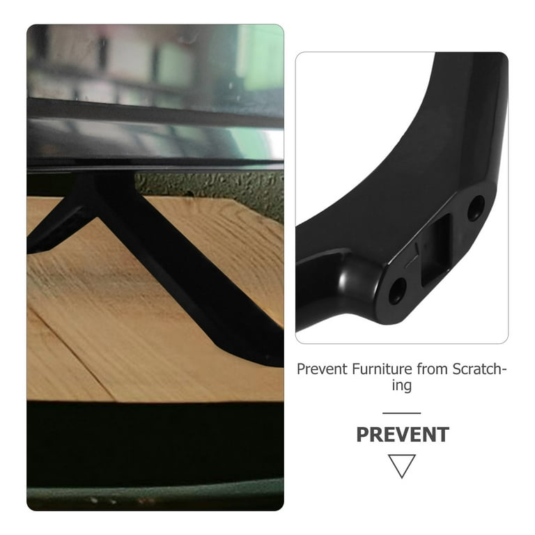 Universal TV Stand Legs 2pcs Screws Replacement Feet for Smart TVs Tabletop Base Pedestal Mount Living Room Bedroom