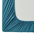 thumbnail image 2 of Sweet Home Collection 1500 Supreme Collection Microfiber Flannel Fitted Sheet Teal - Queen, 2 of 5