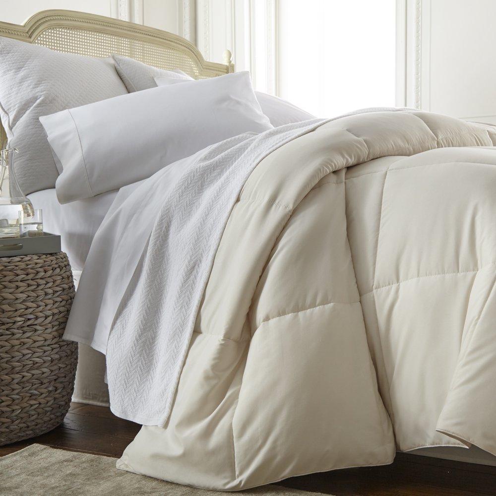 Simply Soft Down Alternative Comforter Full/Queen Ivory Walmart