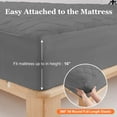 thumbnail image 5 of Twin Size Gray Heated Mattress Pad with Single Zone Control, 9 Heated Settings, Auto Off Function, 5 of 5