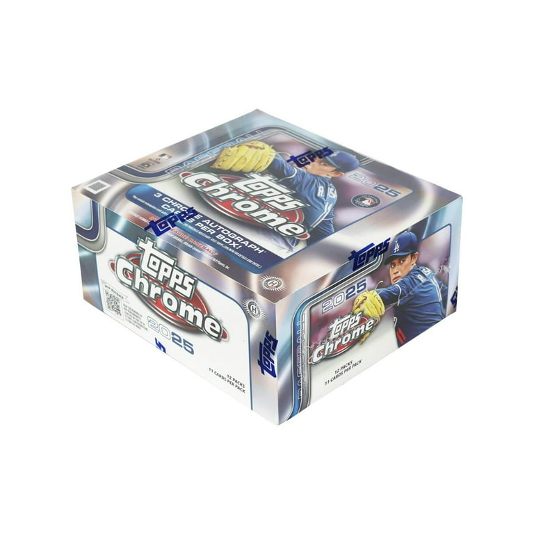 2025 Topps Chrome Baseball Hobby Jumbo Box - Walmart.com