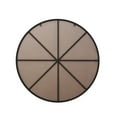 thumbnail image 3 of 39" Round Wall Mirror, Black Metal Framed Circle Mirror for Bathroom & Living Room, Oversized Vanity Mirror with Rust-Resistant Frame, Modern Dressing Mirror for Bedroom Decor, Large Home Wall Decor, 3 of 7