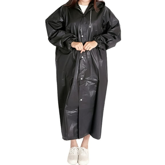 Necvior Rain Ponchoes Waterproof Rain Capes with Hoods Reusable Rain Jackets for Adults