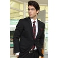 thumbnail image 6 of HISDERN Men Floral Ties Woven Classic 3.4" Necktie Set Formal tie Pocket Square for Wedding with Handkerchief Gift Box, 6 of 8