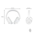 thumbnail image 3 of Tronsmart ANC Wireless Headphones with Built-in Microphone, 60H Playtime Earbuds, Clear Call with Dual Audio, Comfort Fit Over-Ear Headphones Travel Home Office, 3 of 15