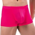 thumbnail image 1 of PEASKJP Mens Soft Trunks Comfort Premium Cotton Modal Blend Boxer Briefs,Hot Pink XL, 1 of 5