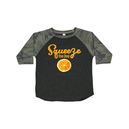 

Inktastic Orange Squeeze the Day Gift Toddler Boy or Toddler Girl T-Shirt