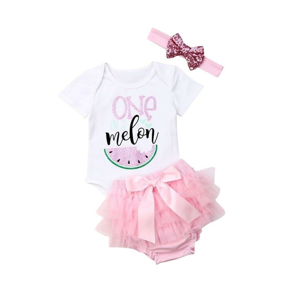 baby girl watermelon romper