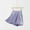 Purple, variant on Delliss Little Girls Skorts Skirts Elastic Tennis Skirt Athletic Golf Workout Running Sports Shorts