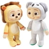 CoComelon JJ Lion & Koala Plush Stuffed Animal Toys, 2 Pack - 8" Plush Doll Figures - Great Gift for Toddlers and Kids - Ages 18 Months and up