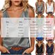 thumbnail image 3 of Neewe Women's Satin Tank Tops Plain Neck Camisole Dressy Sleeveless Blouse, Business Casual Summer Shirts 2026, 3 of 6