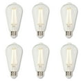 thumbnail image 2 of Westinghouse Lighting 4518200 4.5 Watt (40 Watt Equivalent) ST20 Dimmable Clear Filament LED Light Bulb, Medium Base, 6-Pack, 2 of 4