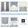thumbnail image 5 of DriftAway Diamond Tie Up Curtain Blackout Room Darkening Thermal Insulated Adjustable Balloon Curtain Rod Pocket Single 45 Inch by 63 Inch vy, 5 of 7