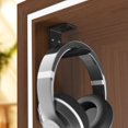 thumbnail image 2 of Soporte de gancho para auriculares, debajo del escritorio, ahorro de espacio, soporte para auriculares, colgador de pared, soporte para auriculares, pantalla, 1 paquete, 2 of 7