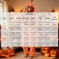 thumbnail image 3 of Inleife Women's Halloween Pumpkin Face Print Hooded Plush Fleece Onesie, Full Zip Jumpsuit with Side Pockets for Cosplay Holiday Party Wear, 3 of 6