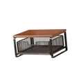 thumbnail image 2 of Siruishop Coffee Station Organizer Desktop Coffee Machine Stand for Cups Syrup Cabinet Black 1 Tier, 2 of 8