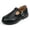 Black, variant on Women's T Strap Mary Jane Dress Shoes Faux Leather Adjustable Buckle Oxford Flats With Non Slip For School, Party And Wedding Brown