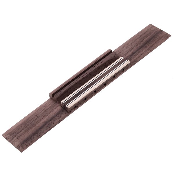 Puente de guitarra clásica en palisandro de alta calidad, ligero y duradero, ideal para transportar y perfecto para guitarras clásicas.