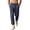 Navy, variant on Sweatpants for Men Double Sided Fleece Straight Leg Loose Sweatpants Winter Thickened Fleece Cuffed Warm Casual Pants Elastic Waist Joggers with Pockets
