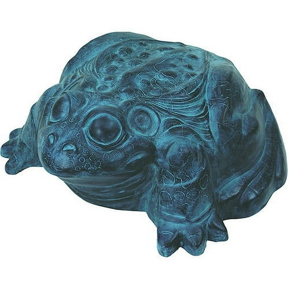 Emsco Group 1562-1 "DARWOOD" Frog Hose Hider - Holds 100 Foot Garden Hose, Patina