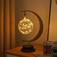 thumbnail image 2 of leddecorativelightsstarmoonlightsapplechristmaslightsbirthdaygifthandmadehempropeusbironnightlight, 2 of 5