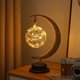 thumbnail image 2 of led decorative lights star moon lights apple christmas lights birthday gift handmade hemp rope usb iron night light, 2 of 5