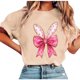 thumbnail image 1 of Tops de Manga Corta de Verano para las Mujeres Imprimir Blusa de Cuello Redondo, Moda Ligera de Poliéster Spandex, 1 of 7