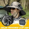 thumbnail image 2 of Solar Powered Clip Fan USB Rechargeable Fan, 2 of 8
