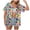 Light Purple, variant on larppty Womens Hawaiian Button Down Shirts Short Sleeve Casual Floral Tropical Shirt Summer Beach Shirt Cool Button Up Tops(Pink, XXXXL)