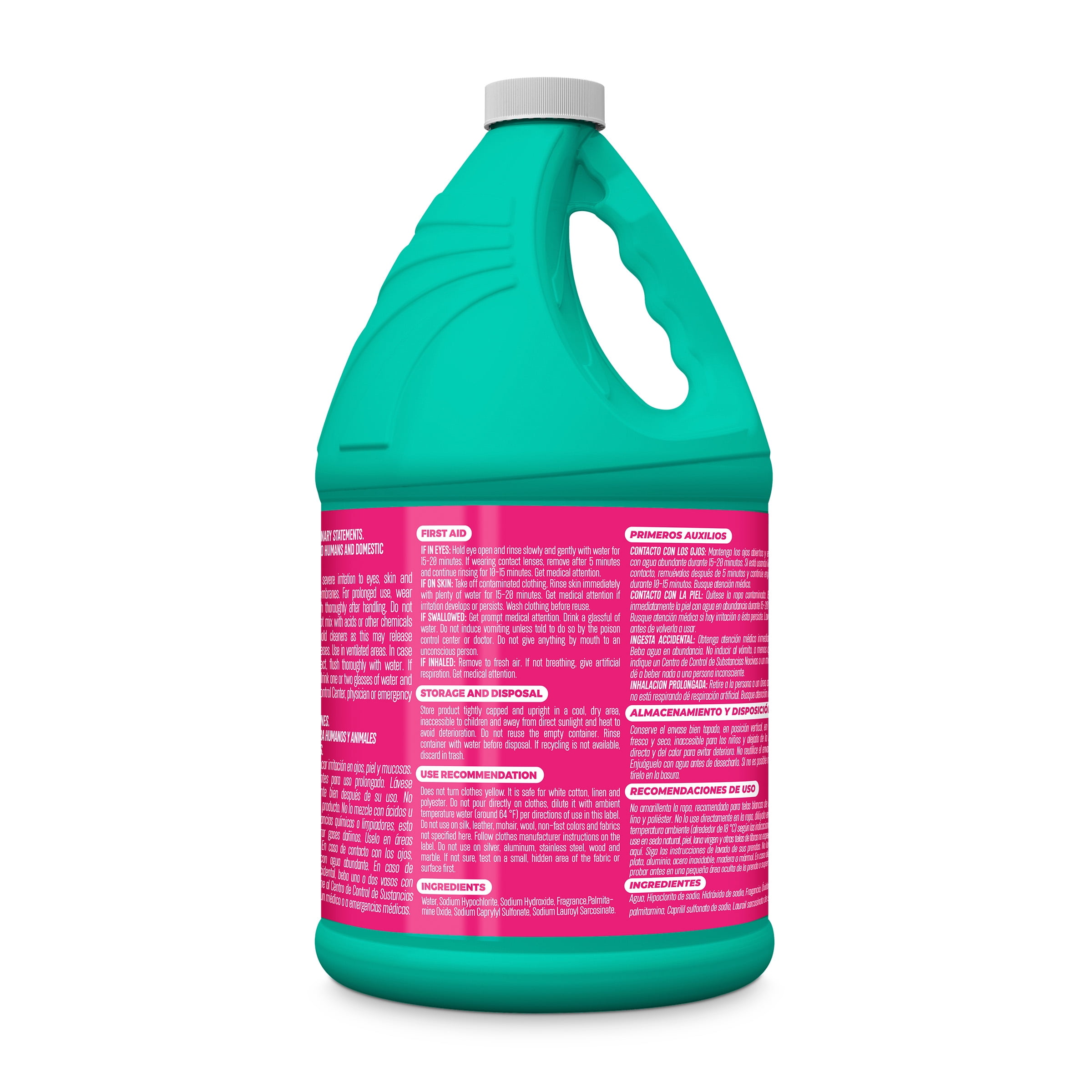 (2 pack) Cloralen No-Splash Liquid Scented Bleach, All Purpose Cleaner - Floral Scent, 121 fl oz