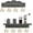 Grey, variant on Coffee Cup Holder 2 Pcs Kitchen Wall Decor Coffee Mug Holder with 8 Sturdy Hooks Mug Rack for Farmhouse Kitchen Decorations, Coffee Station, Office Decor, Mug Organizer, Mug Display (Grey)