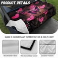 thumbnail image 6 of Whosucclay Butterfly Love Golf Cart Seat Cover, Durable Comfortable Towel Blanket for Most 2-Seat Golf Carts 4 Front Pockets Golf Cart Seat Protector, 52.36"x 32.28", 6 of 7