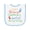 White and Light Blue, variant on Inktastic Dentist Like Mommy Baby Terry Cloth Bib