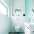 thumbnail image 3 of Bathroom Wall Art Bedroom Teal Decor Beach Pictures Coastal Ocean Canvas Paintings Sea Turtle,12x16 in, 3 of 6