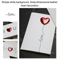 thumbnail image 6 of Valentines'Day DIY Leather 3D Love Pop Up Greeting Card, I Love Your Heart Handmade Paper Sculpture Card, Valentine's Day, Qixi Festival Romantic Gift for Partner, Wife, Husband, Loved One, HAODEJW, 6 of 7