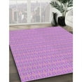 thumbnail image 3 of Ahgly Company Machine Washable Indoor Rectangle Transitional Crimson Purple Area Rugs, 5' x 8', 3 of 7