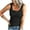 #01 Black, variant on Ichuanyi Womens Shirts , Tank Top For Women Sexy O Neck Sleeveless Vest Summer Trendy Slim Skinny Pullover Tunic Tees